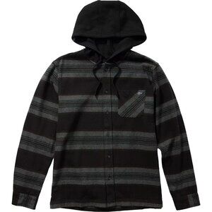 Salty Crew Men's Outback Hooded Button up Flannel Casual Long Sleeve Size XXL